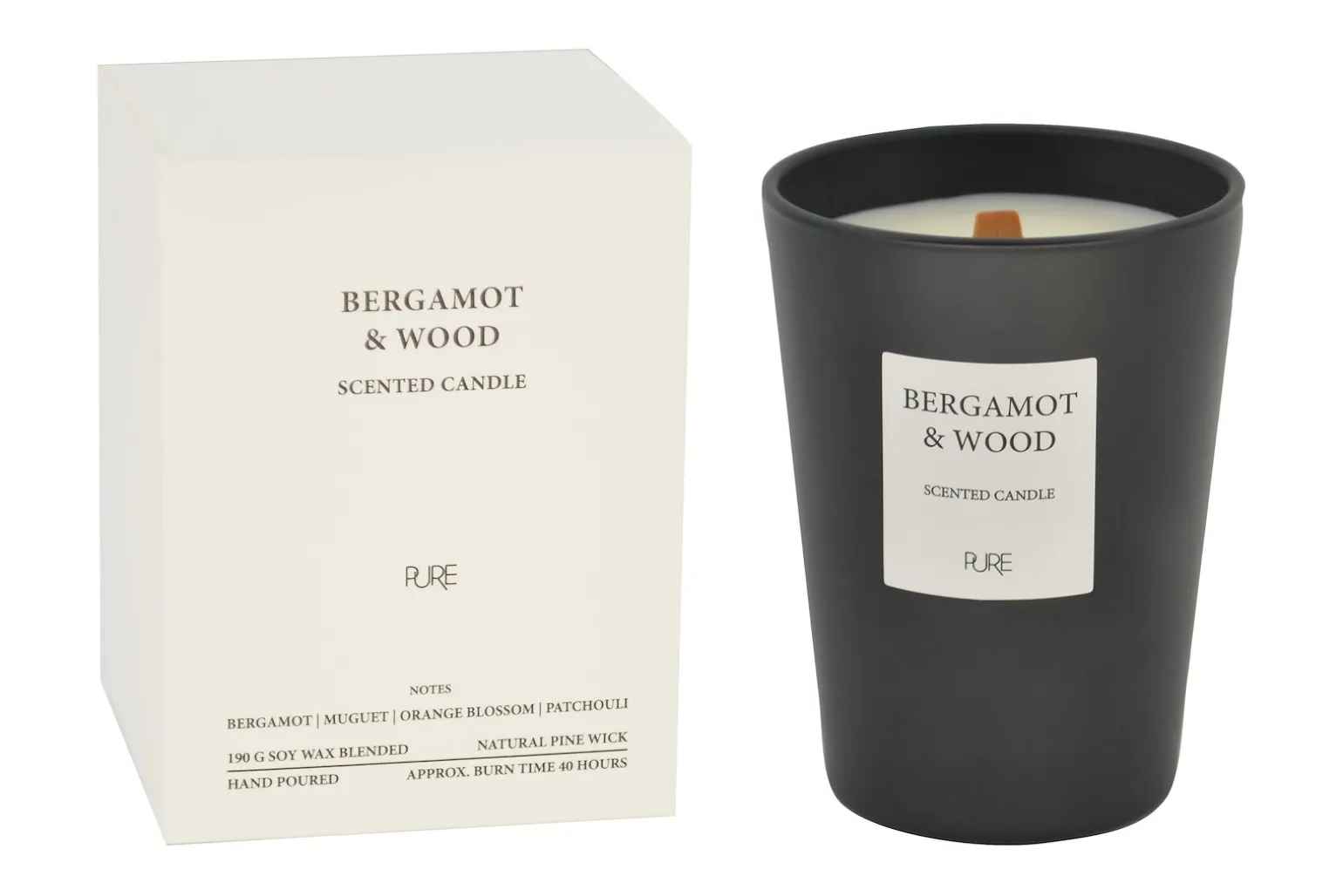 Bergamot Wood duftlys