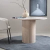 Bianca rundt spisebord