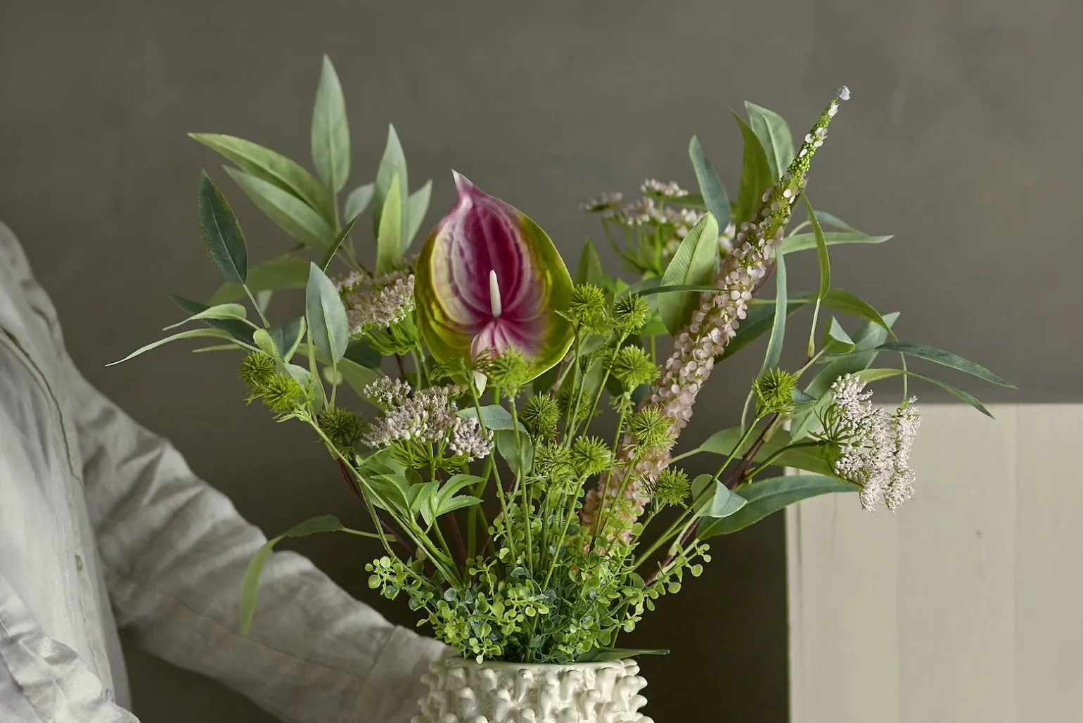 Blush blomsterbukett