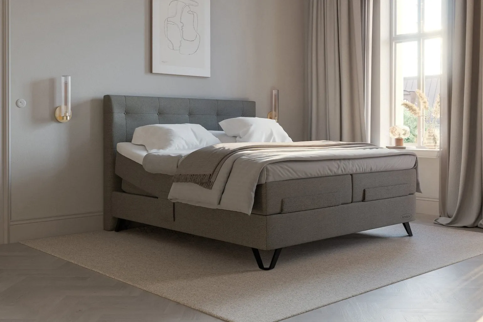 Carat aqtive II regulerbar seng 180x200 cm