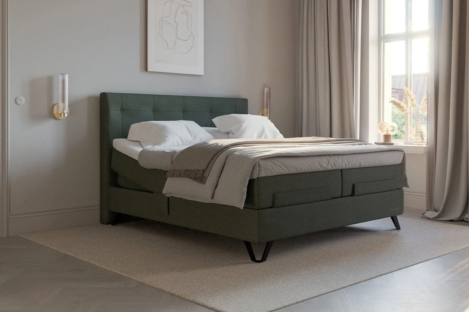 Carat aqtive II regulerbar seng 120x200 cm