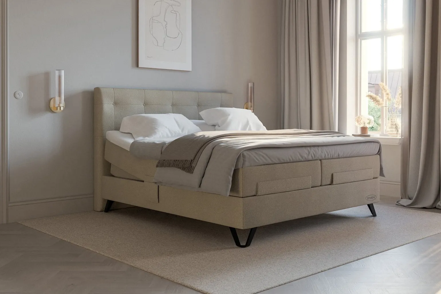 Carat aqtive II regulerbar seng 90x210 cm