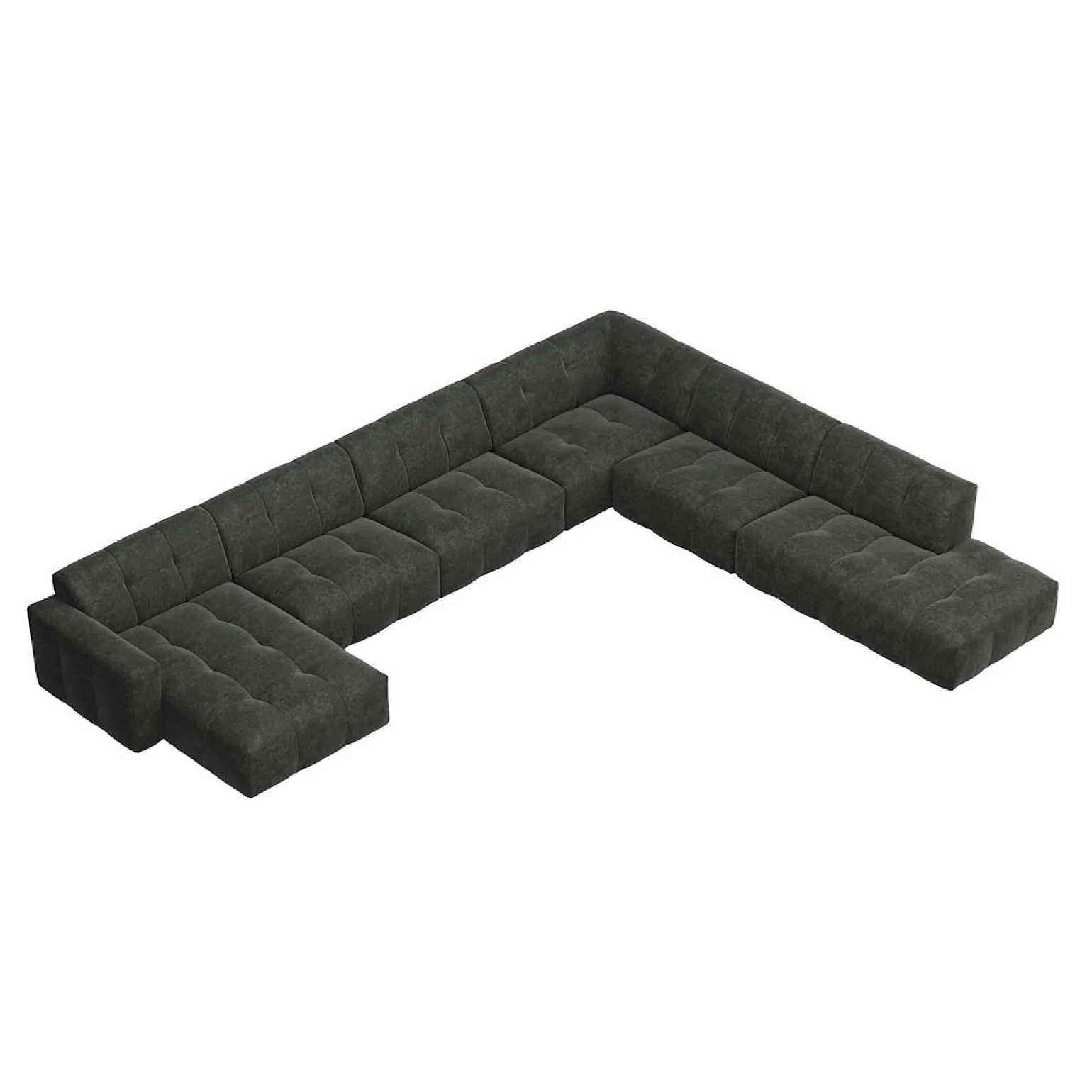 Chess U-sofa oppsett
