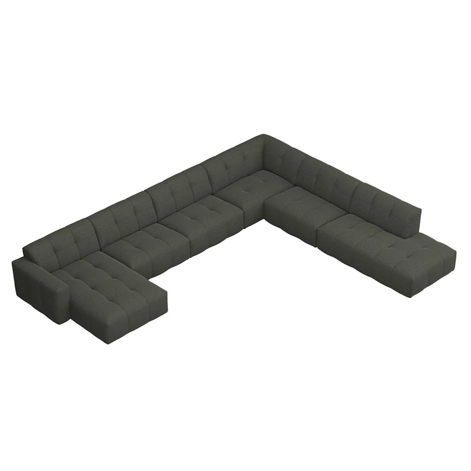 Chess U-sofa oppsett