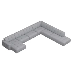 Chess U-sofa oppsett