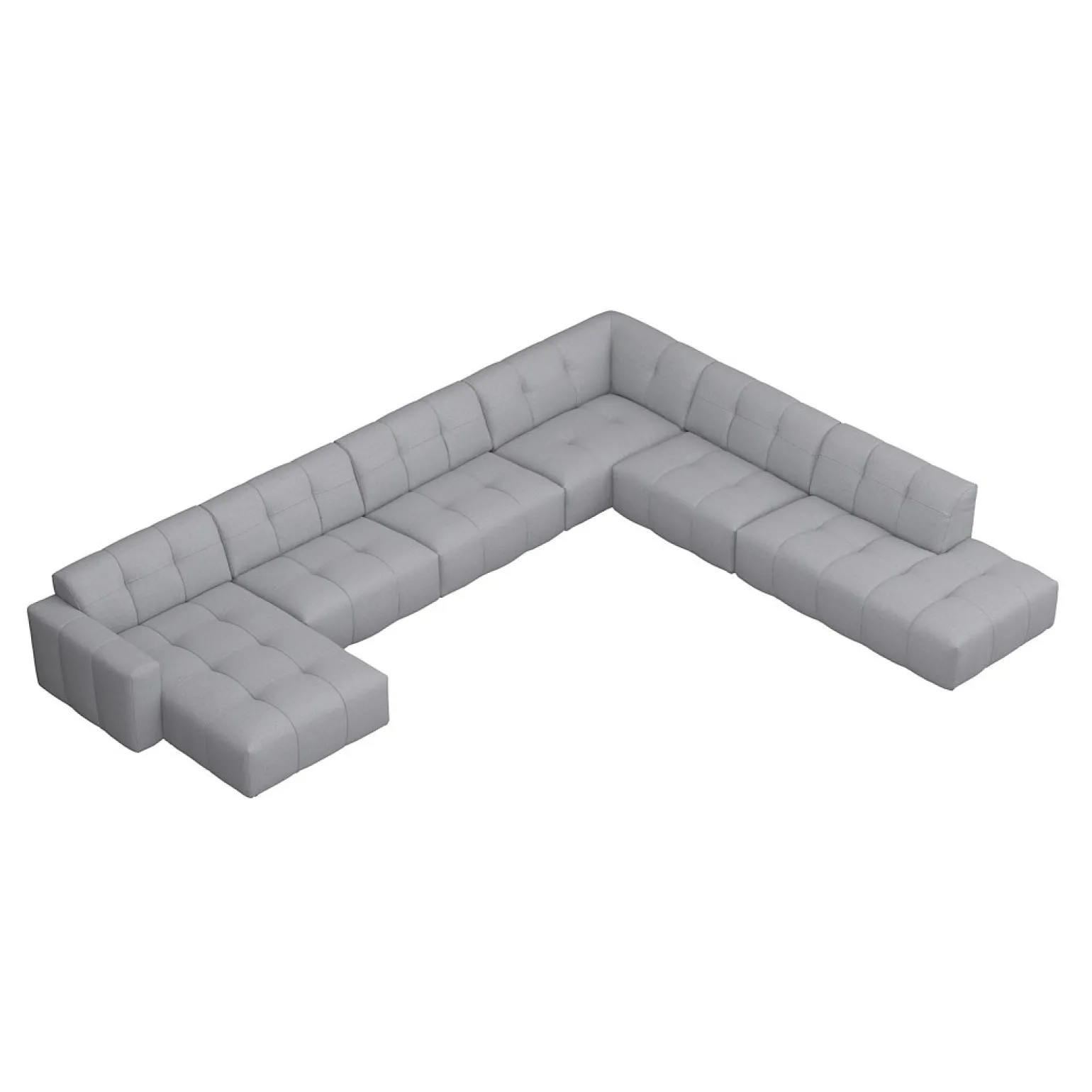 Chess U-sofa oppsett