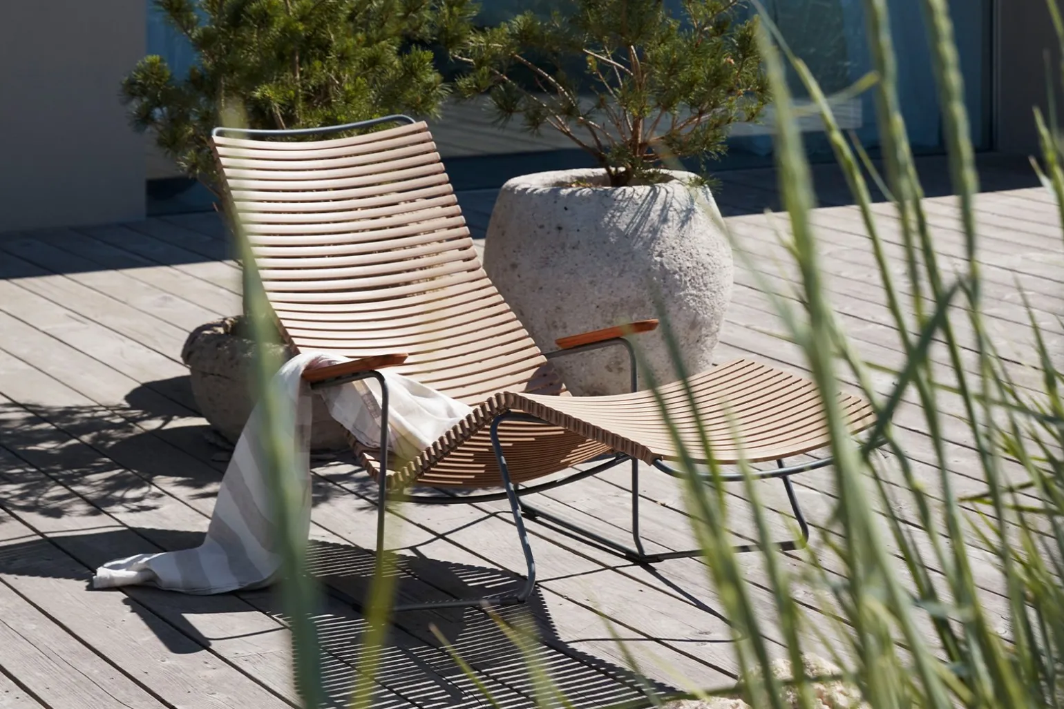 Click solstol med rocker