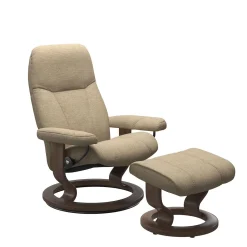 Consul (M) Classic lenestol med krakk
