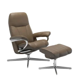 Consul (M) Cross lenestol med krakk