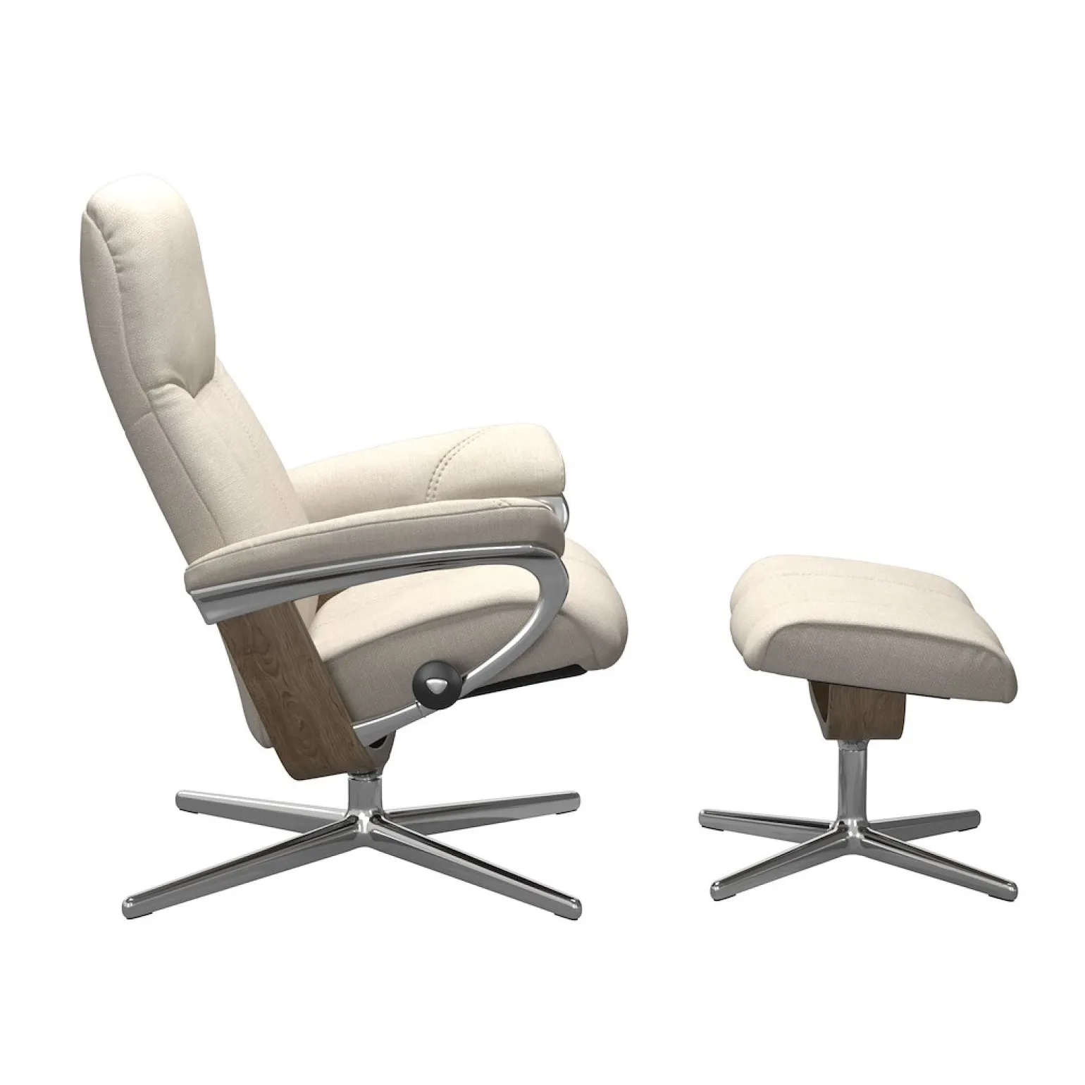 Consul (M) Cross lenestol med krakk