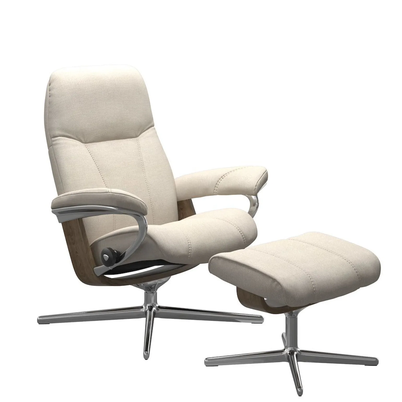 Consul (M) Cross lenestol med krakk