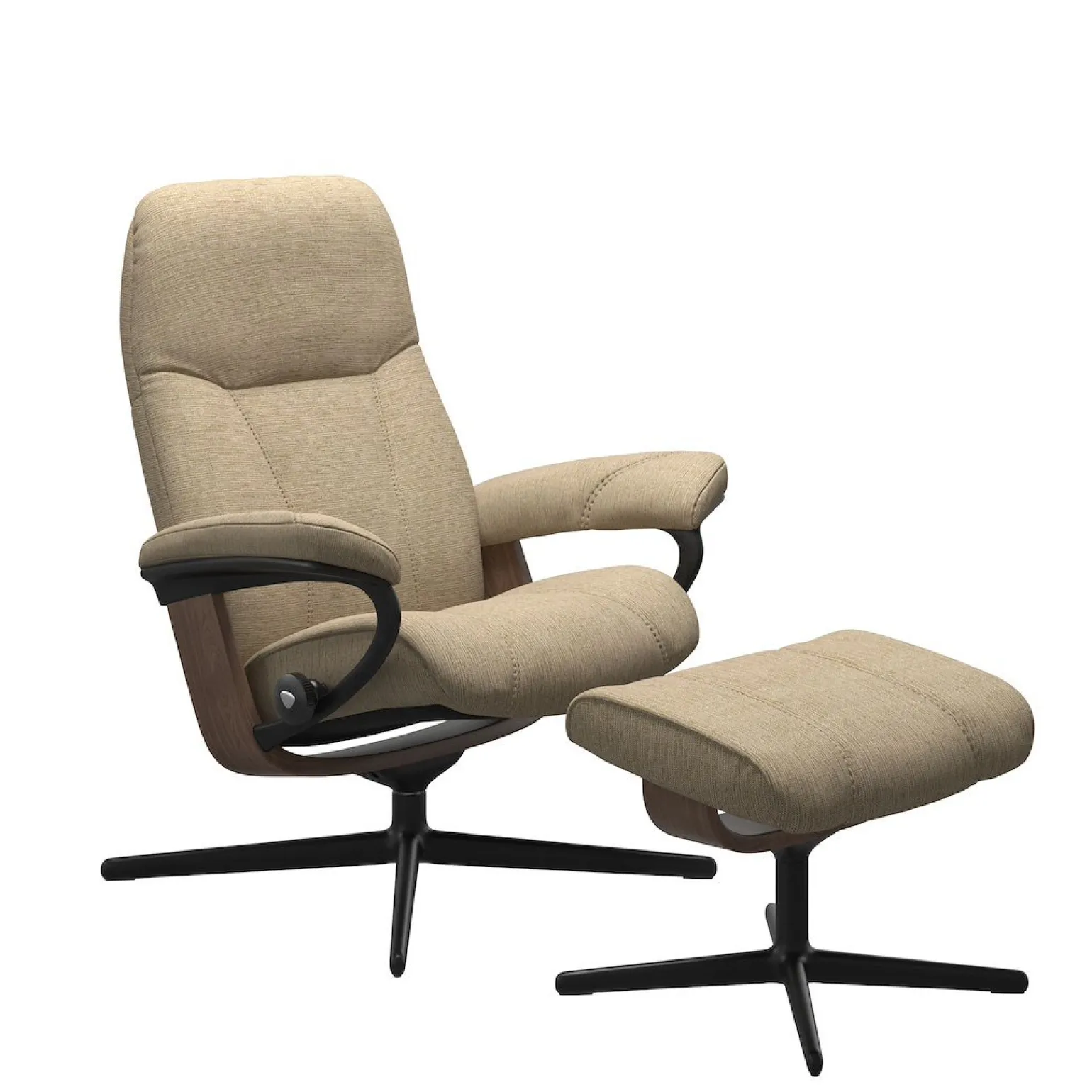 Consul (M) Cross lenestol med krakk