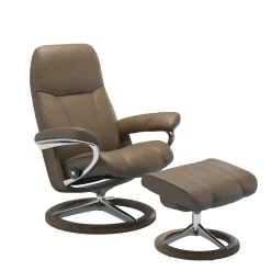 Consul (M) Signature lenestol med krakk