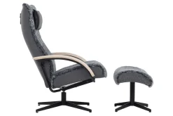 Delta Jive Wood Lenestol med krakk
