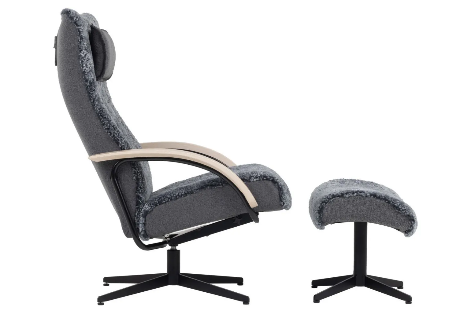 Delta Jive Wood Lenestol med krakk