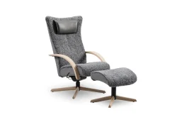 Delta Motion Wood Lenestol med krakk