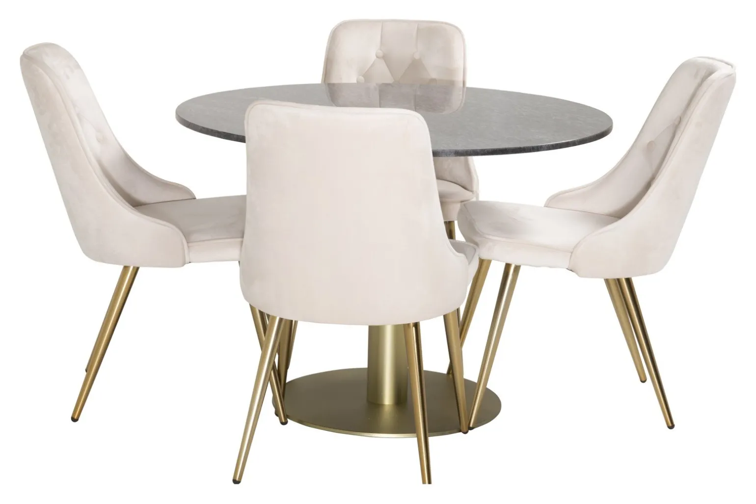 Estelle og Velvet Deluxe Spisegruppe
