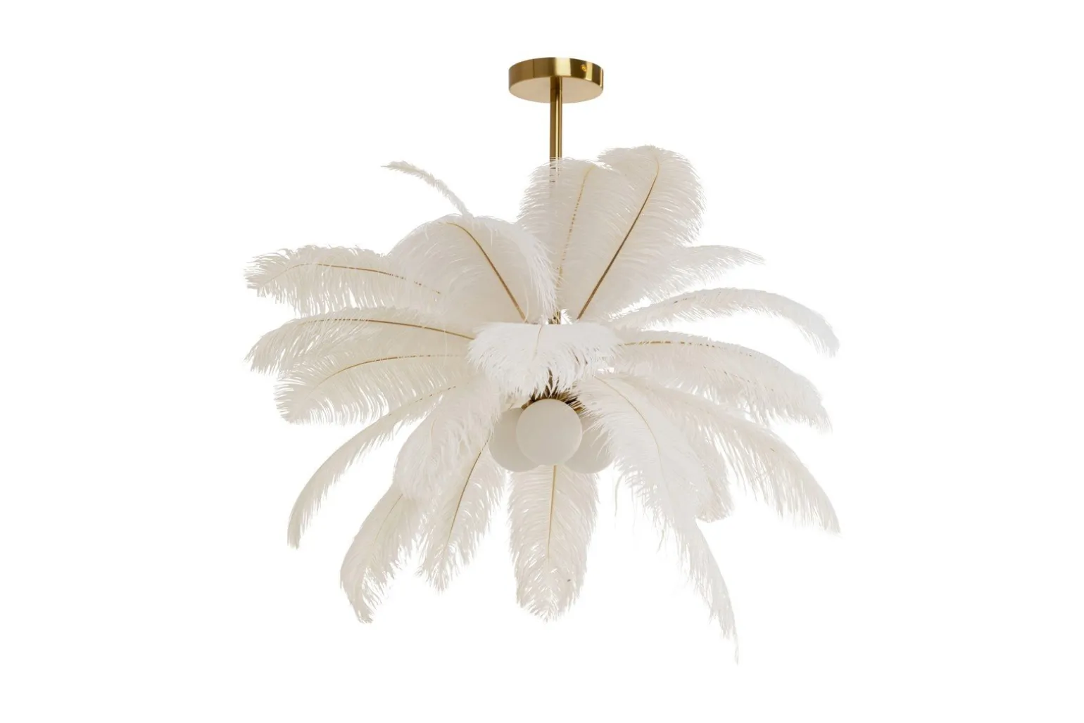 Feather Palm taklampe