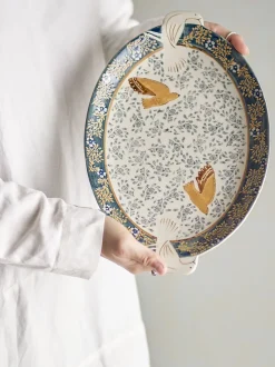 Hezha serverings- og dekorasjonsfat