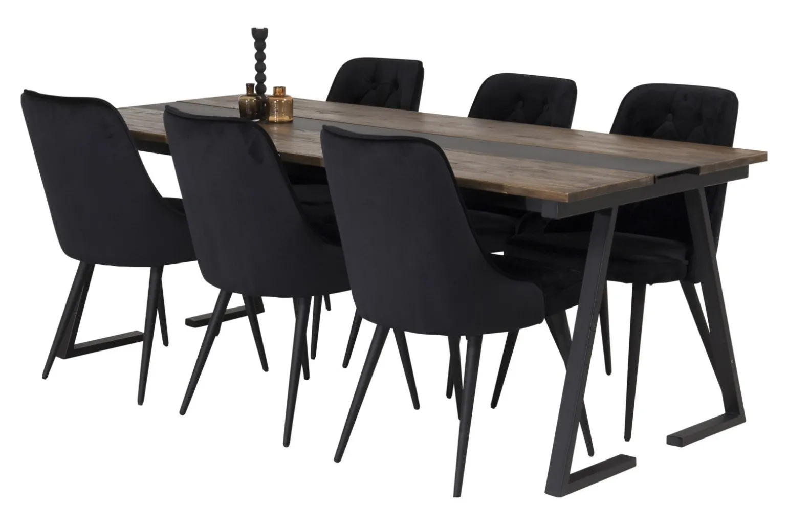 Jakarta og Velvet Deluxe Spisegruppe