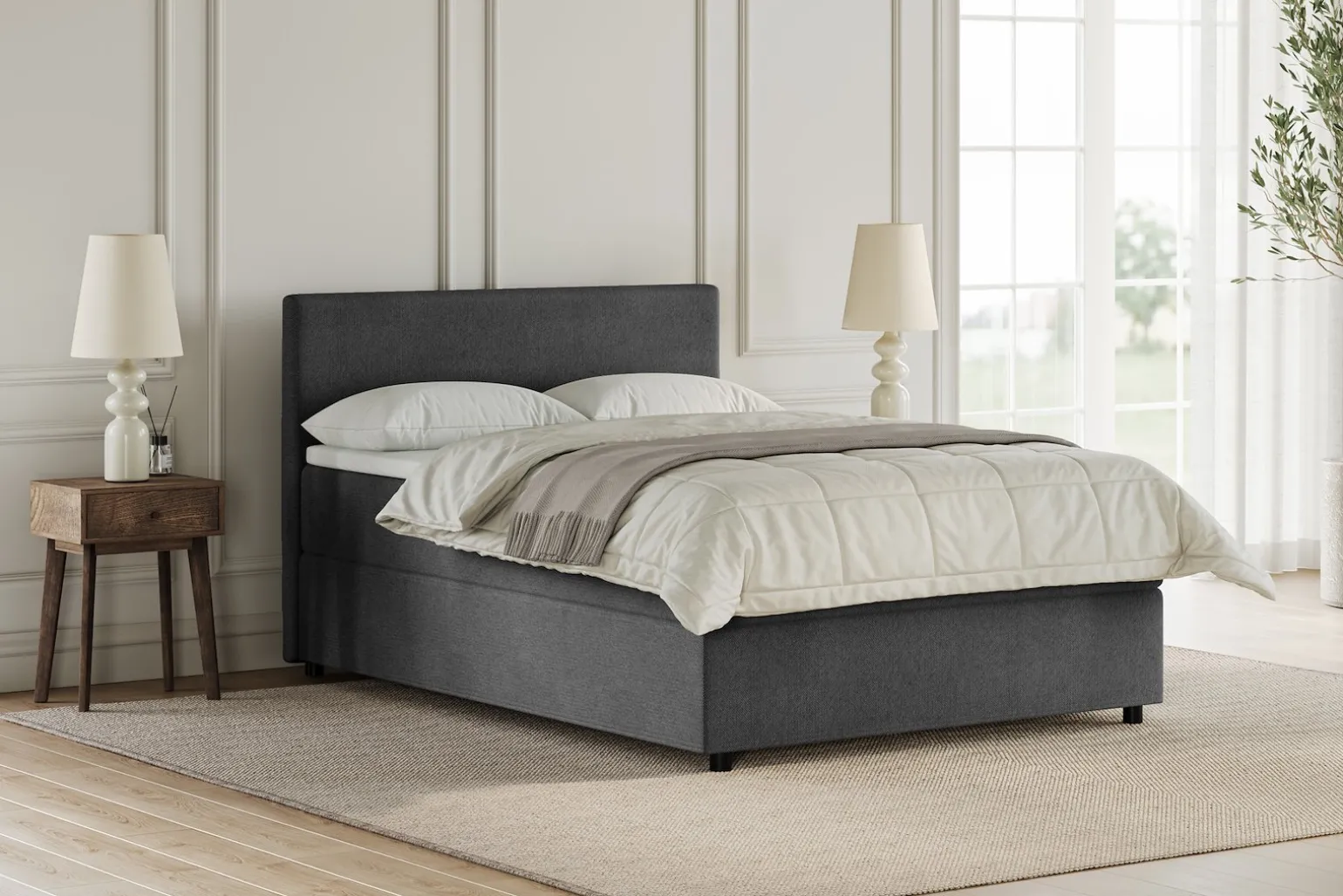 Komfort 1 seng med oppbevaring 140x200 cm
