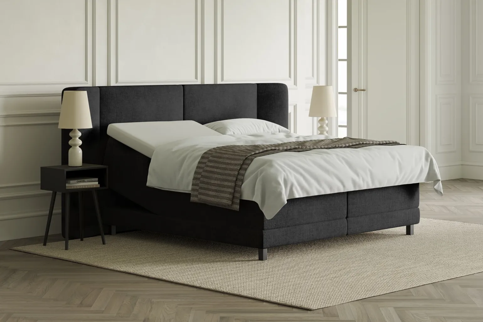 Lux 3 regulerbar seng 160x200 cm