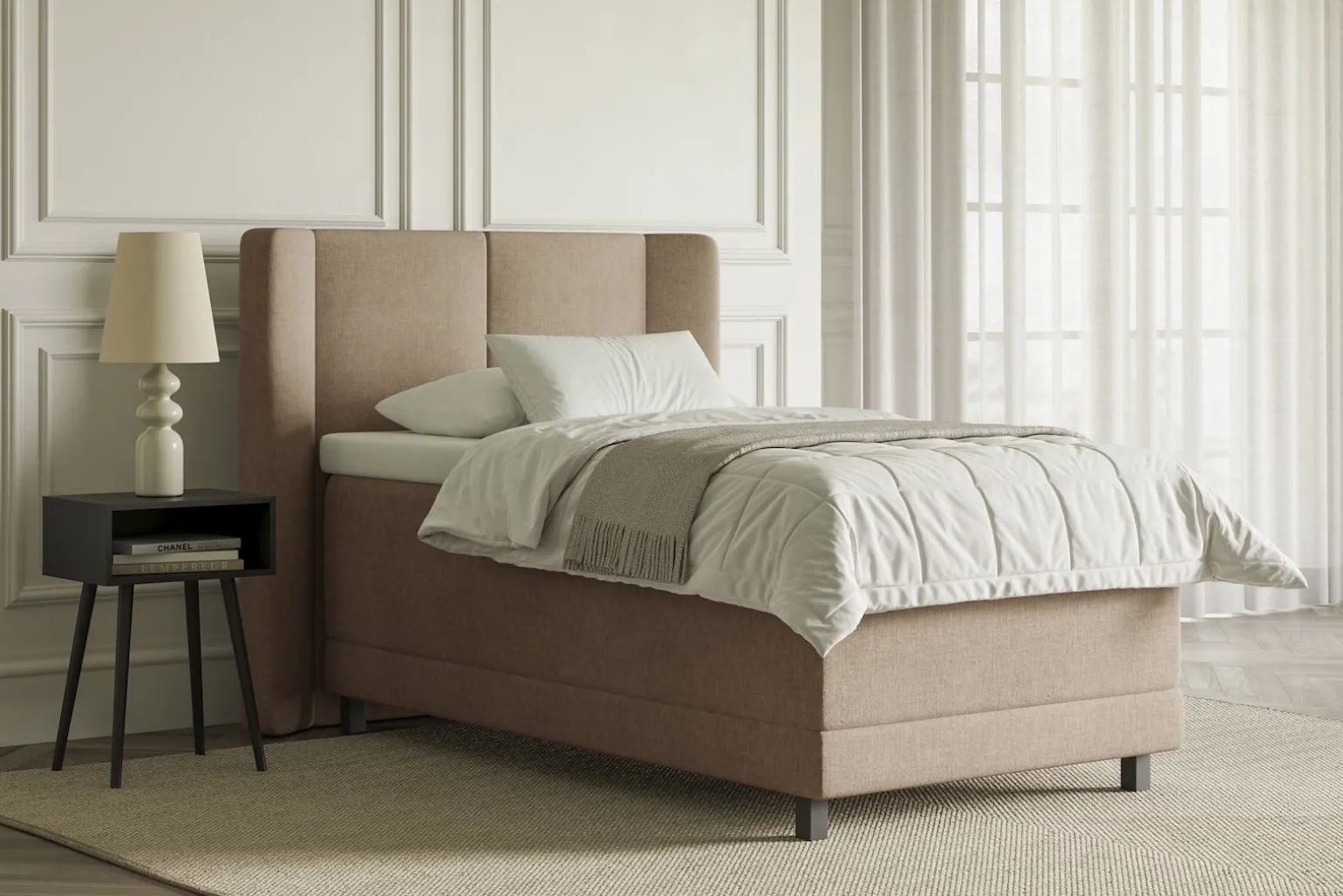 Lux 3 regulerbar seng 105x210 cm