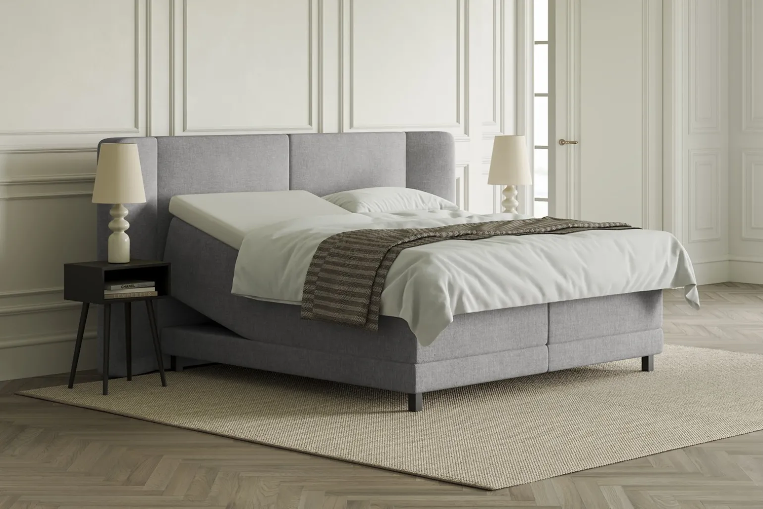 Lux 3 regulerbar seng 180x200 cm