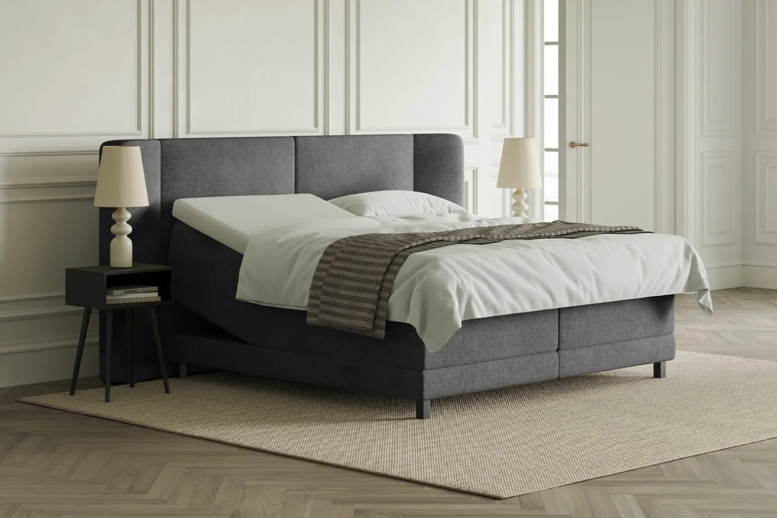 Lux 3 regulerbar seng 160x200 cm