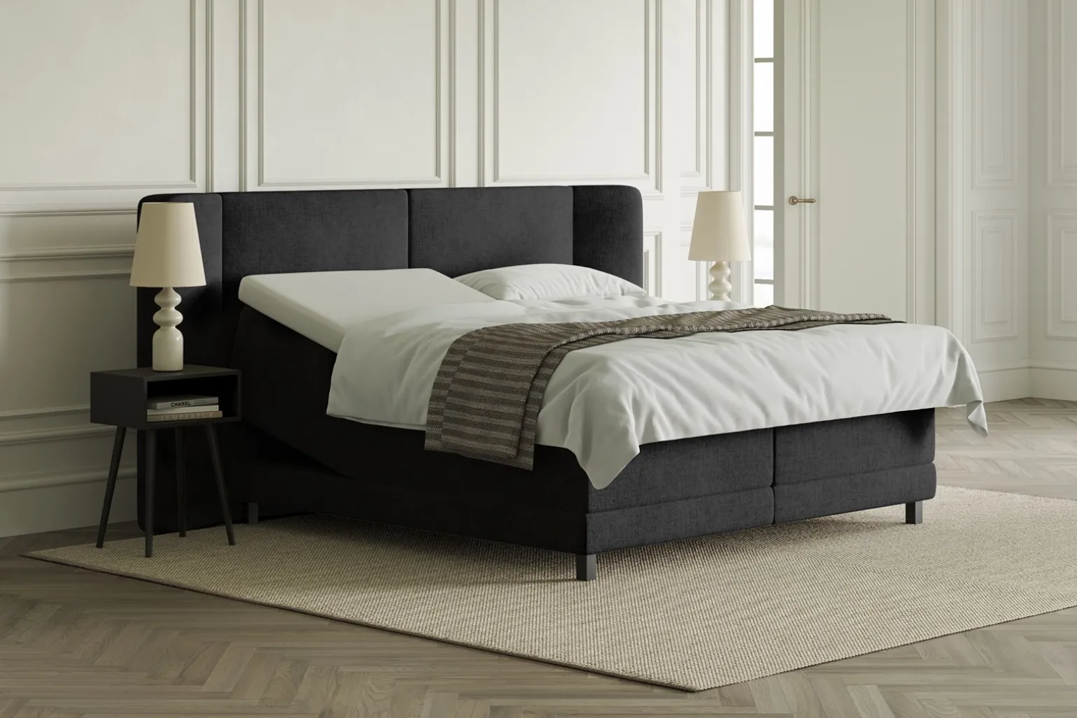 Lux 3 regulerbar seng 160x200 cm