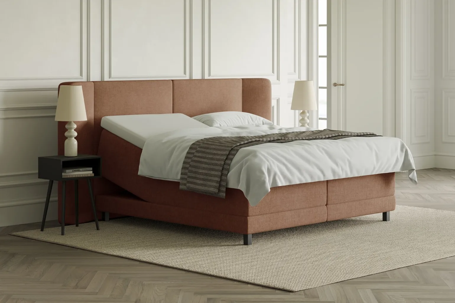 Lux 3 regulerbar seng 180x210 cm