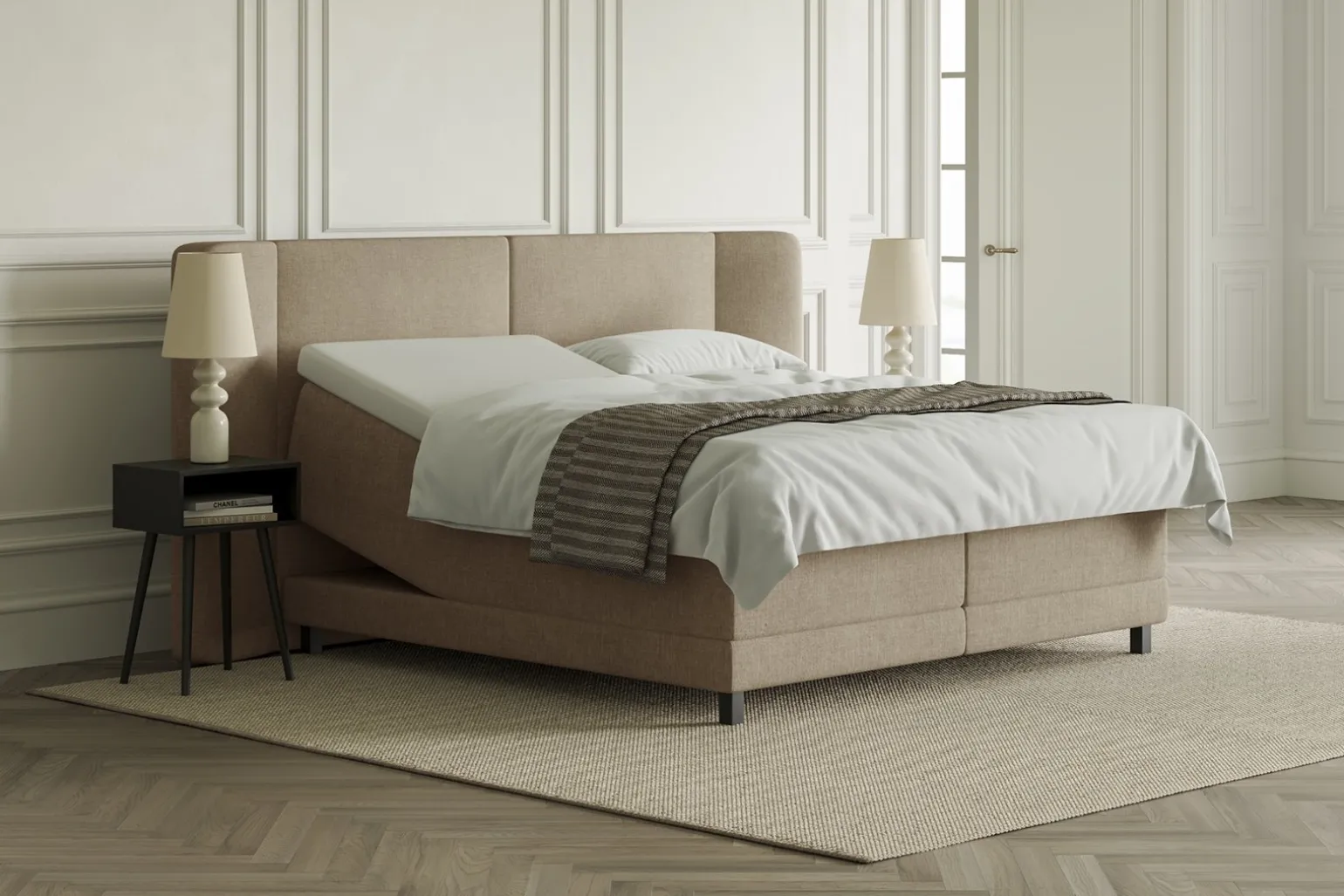 Lux 3 regulerbar seng 160x200 cm
