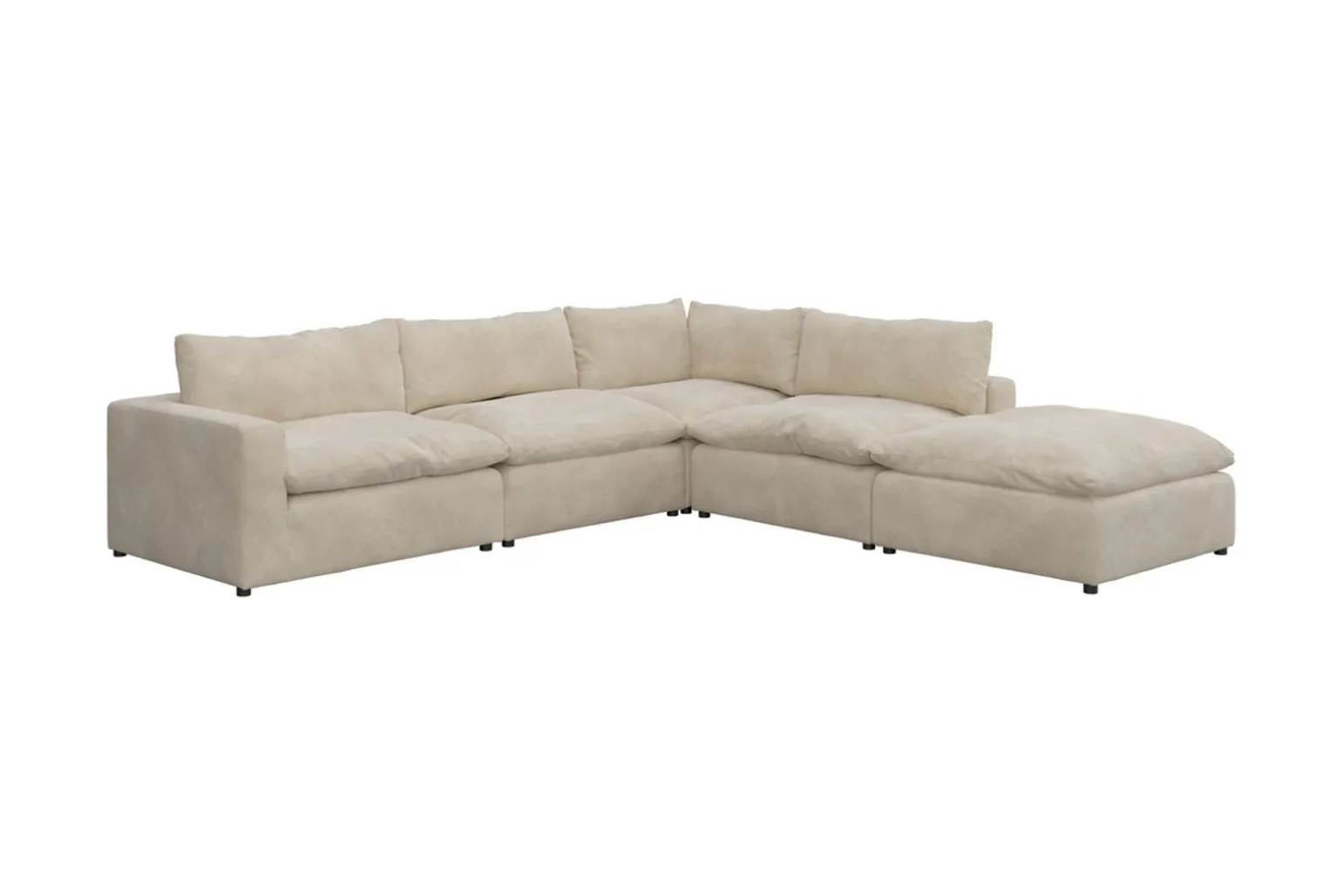 Moonlight hjørnesofa med pall