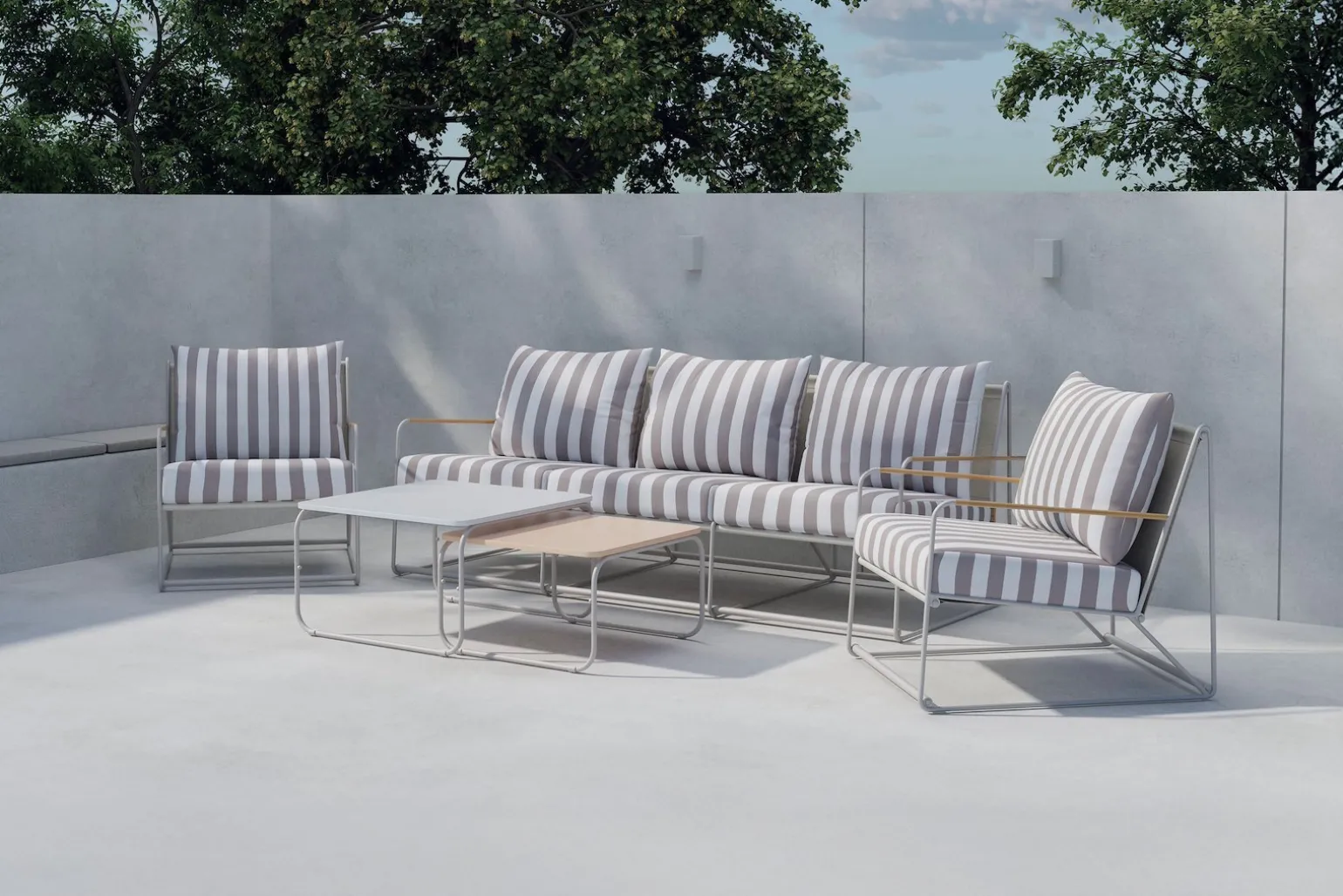 Palazzo 3-1-1 m/bord utesofagruppe