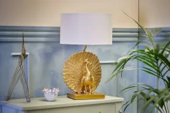 Peacock bordlampe