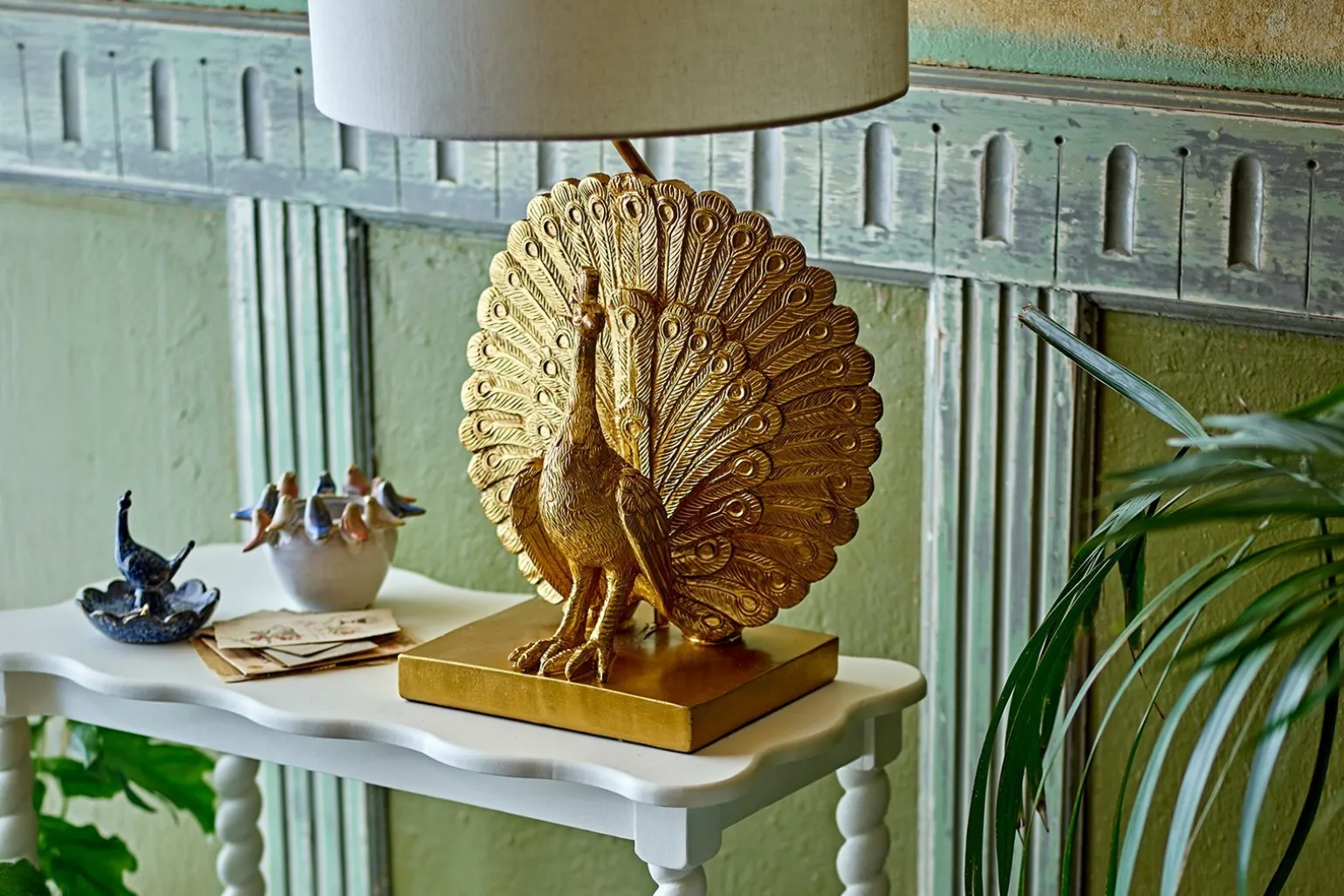 Peacock bordlampe