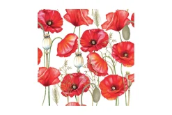 Poppy all over serviett 20pk