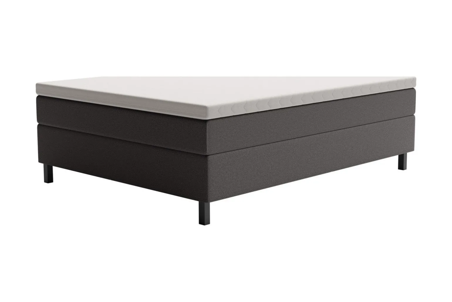 Premium 15 kontinentalseng med sengegavl 210x210 cm