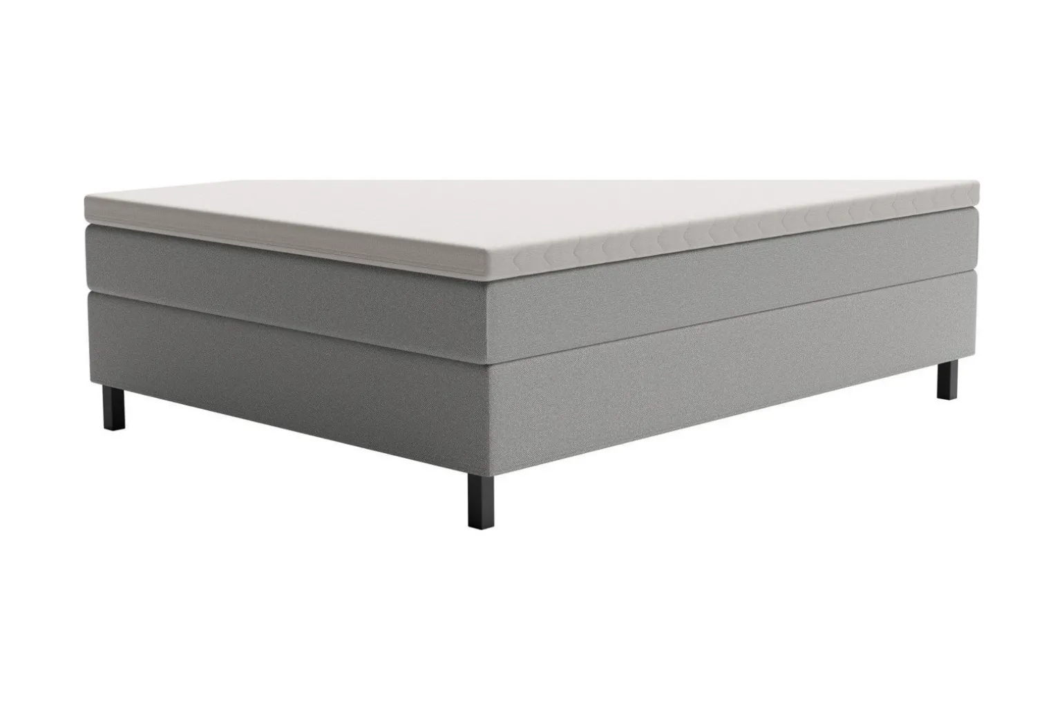 Premium 15 kontinentalseng med sengegavl 210x210 cm
