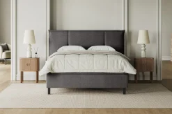 Premium 15 kontinentalseng med sengegavl 210x210 cm