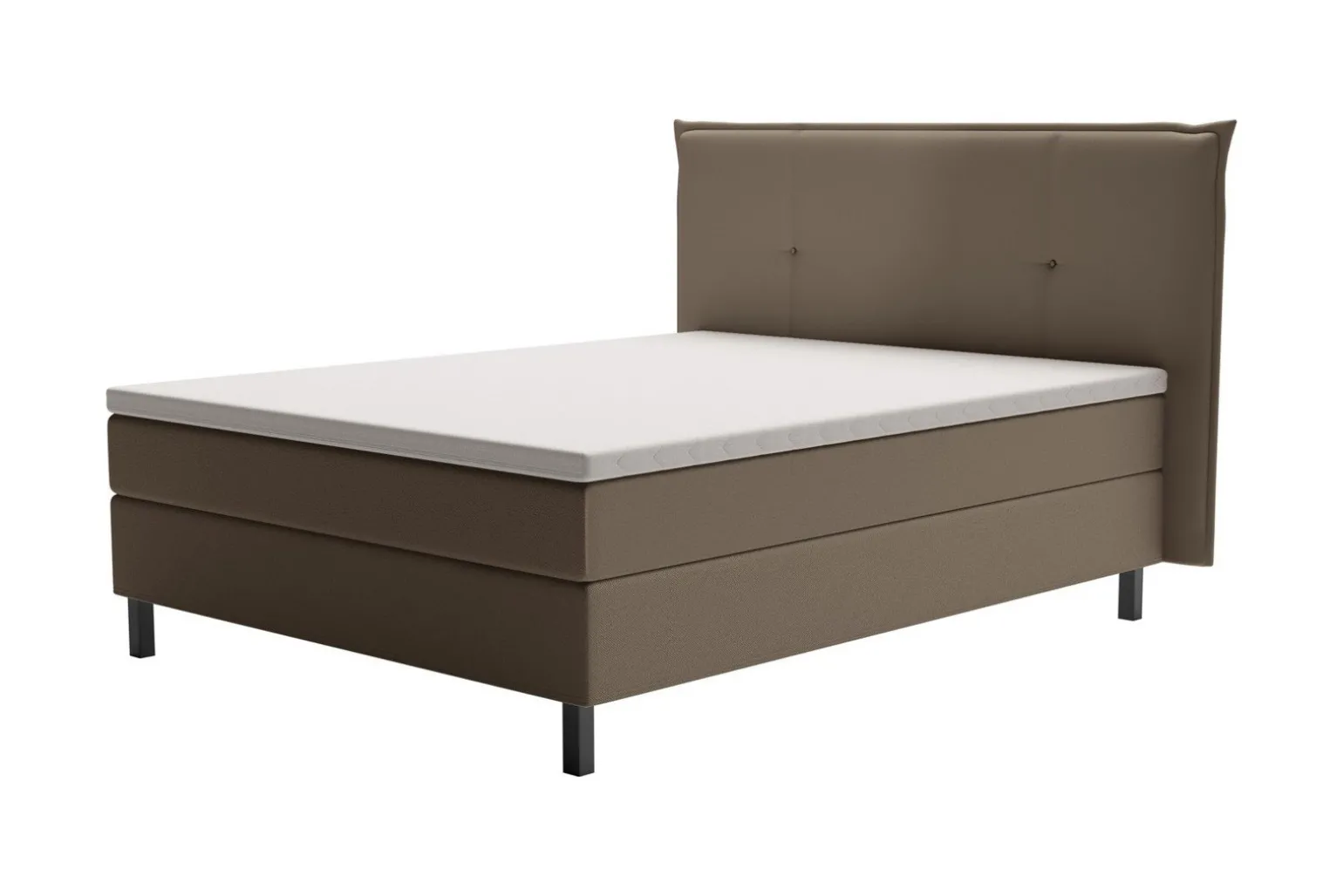 Relax kontinentalseng med sengegavl 210x210 cm