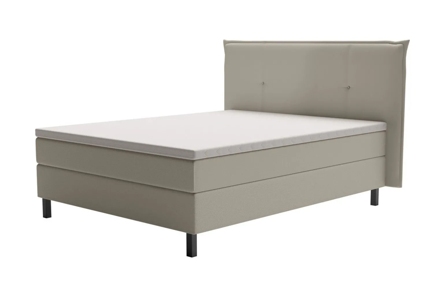 Relax kontinentalseng med sengegavl 210x210 cm