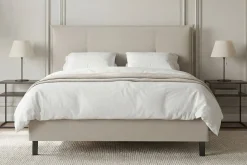 Relax kontinentalseng med sengegavl 210x210 cm