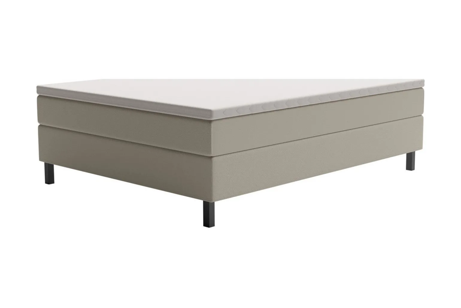 Relax kontinentalseng med sengegavl 210x210 cm