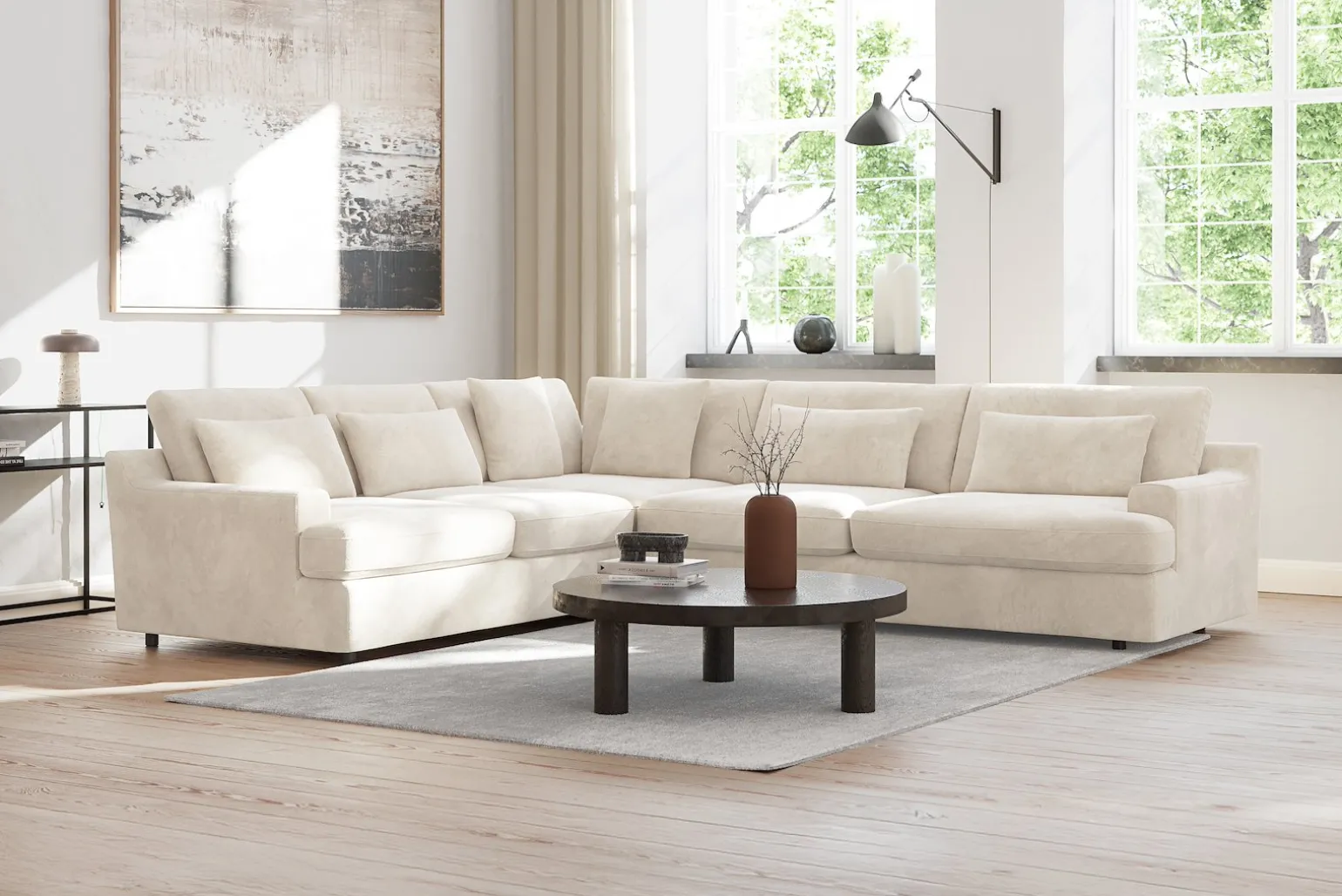 Roma 2,3 hjørnesofa