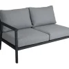 Samvaro lav 2-seter utesofa ned 1 arm