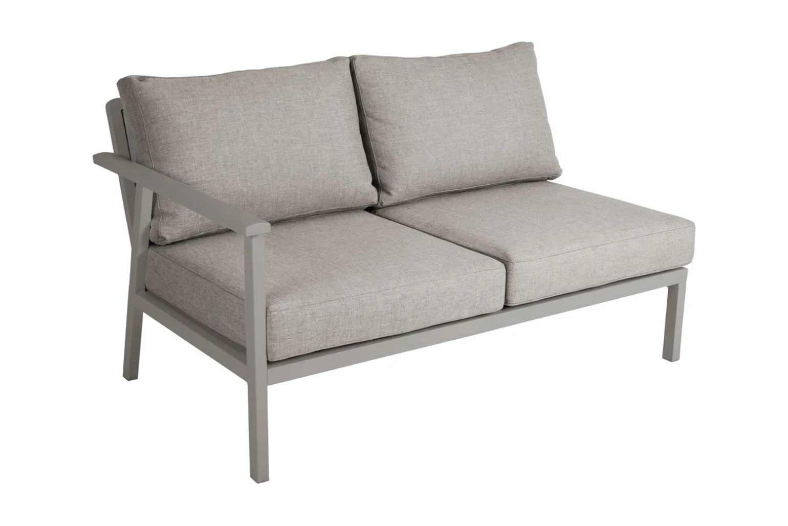 Samvaro lav 2-seter utesofa ned 1 arm