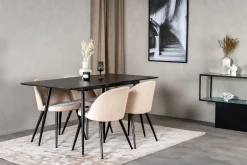 Silar og Velvet Spisegruppe