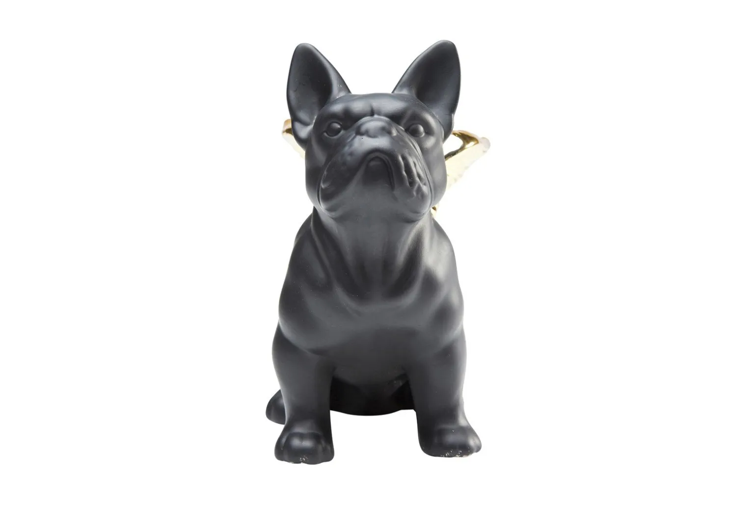Sittende Engelhund dekorasjon