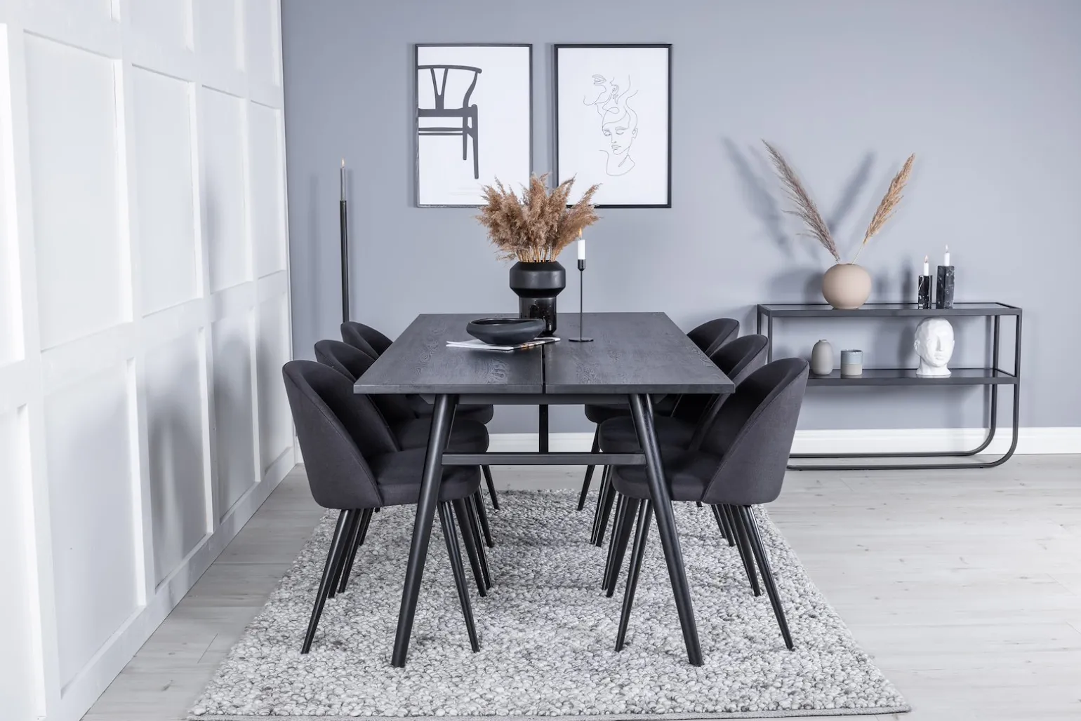 Sleek og Velvet Spisegruppe